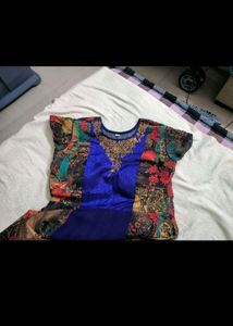 Multicolored Ethnic Gown