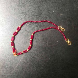 22K Pure 10 Gold Moti Kaan Chain(1pair)