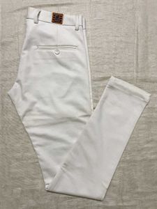 Lycra Trousers Pants White Slim Fit Jeans Chinos