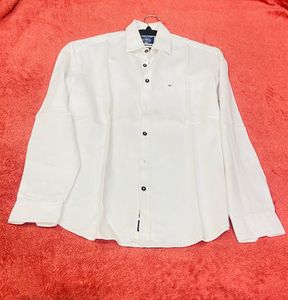 INDIGO NATION WHITE SHIRT (SIZE-40)