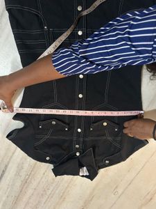 Black Denim Shortdress