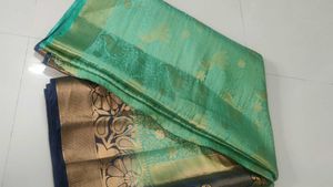 Banarasi Silk Saree With Stitched Blouse