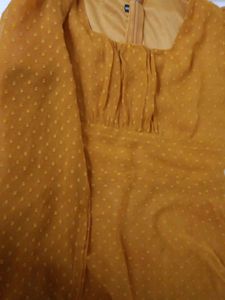 Mustard Yellow One Piece Dress