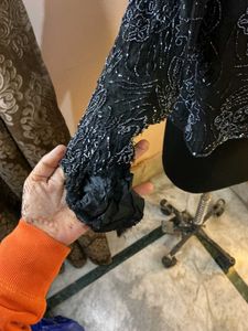 Elegant Beaded Bolero Jacket