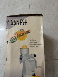 🆕Ganesh Fruit &amp; Vegetable Steel Handle Juicer