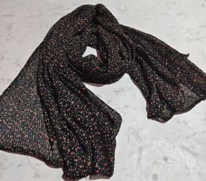 Floral Print Scarf Or Dupatta