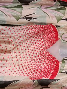 Red &amp; White Dress