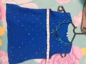 Georgette 30 Chest Top Palazzo And Dupatta