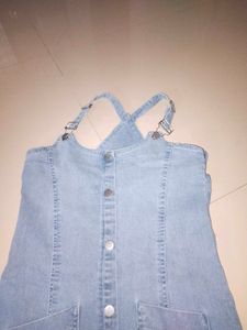 Denim Jumper Dress