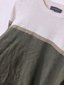 Color Block Knit Top