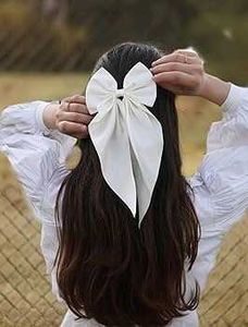 Pure Satain Bow, Perfect For Silky And Curly Hair
