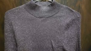 Trendy Glitter Style Sweater – Purple 💜
