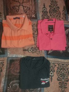 3 Piece Combo Shirt And Tshirt