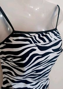 Animalier Square Neck Tank Top