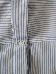 ZARA Striped Shirt Dress With pockets