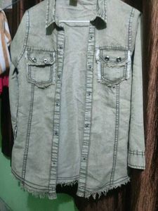 Olive Denim Jacket