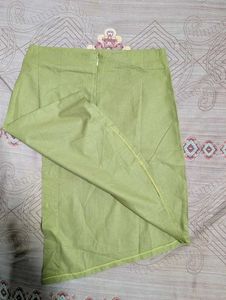 Olive Green Skirt - D'Basic