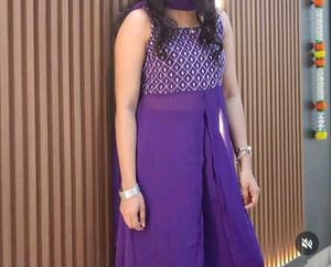 Purple Kurta Set