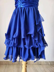 Royal Blue Ruffle Dress