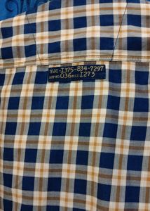 Boys Check Full Shirt