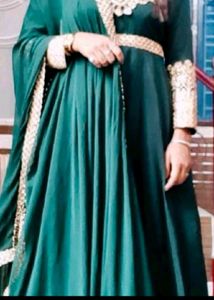 Party Green Ethnic Gown
