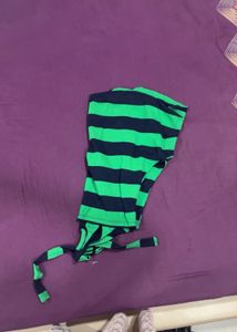 Striped Tie-Front Top