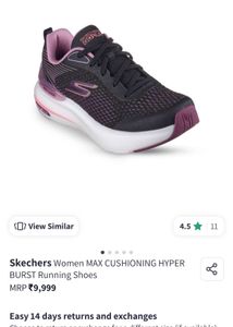 Skechers Max Cushioning Hyper Burst Running Shoes