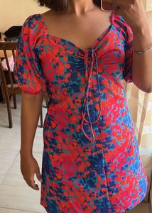 Floral Print Mini Dress