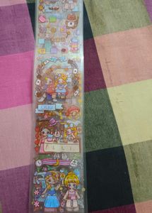 set of 6 sheets Stickers