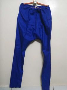 Elegant Blue &amp; White Kurta Set