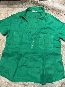 Zara Green Top👌