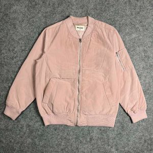 Mesh Marigold Varsity jacket