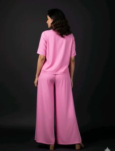 Pink XXL women palazzo