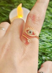 Adjustable Evil Eye Ring💍