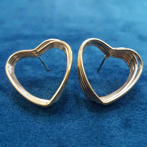Geometric &amp; Heart Earring Set