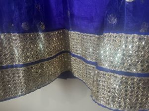 Purple Mermaid Net Sequinned Lehenga With Dupatta