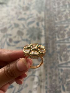 Kundan Statement Ring