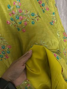 Lime Yellow Kurti+duppatta