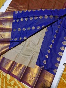 Elegant Purple Silk Saree