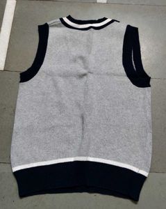 Stylish Argyle Knit Vest Top