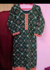 Bandhani Cotton Kurti
