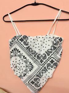 Bandana Print Crop Top💗