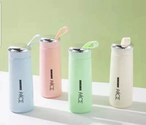 Nice flask Glass Water Bottle 400 ml Pack of 1