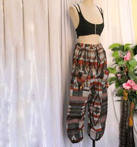 Unisex Patterned Harem Pants