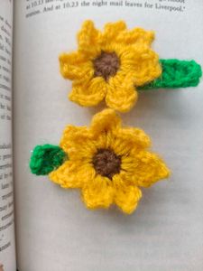 Sunflower Hair Clips (Set of 2)