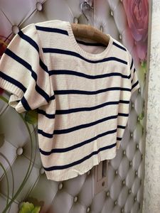 Striped Crop Top