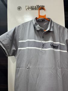 Grey Half Tshirt