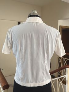 WHITE Corset braided Top