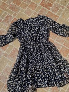 Floral Print Mini Dress