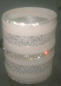 Elegant White Bangle Set